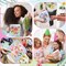 12-Pack DIY 5D Diamond Painting Greeting Cards – Pastel Floral Rhinestone Art Kits with Envelopes, Handmade Craft for Adults & Kids, Birthday & Special Occasion Gifts